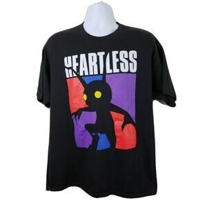 Official Disney Kingdom Hearts 3 Heartless Creature Black T-shirt Size XL